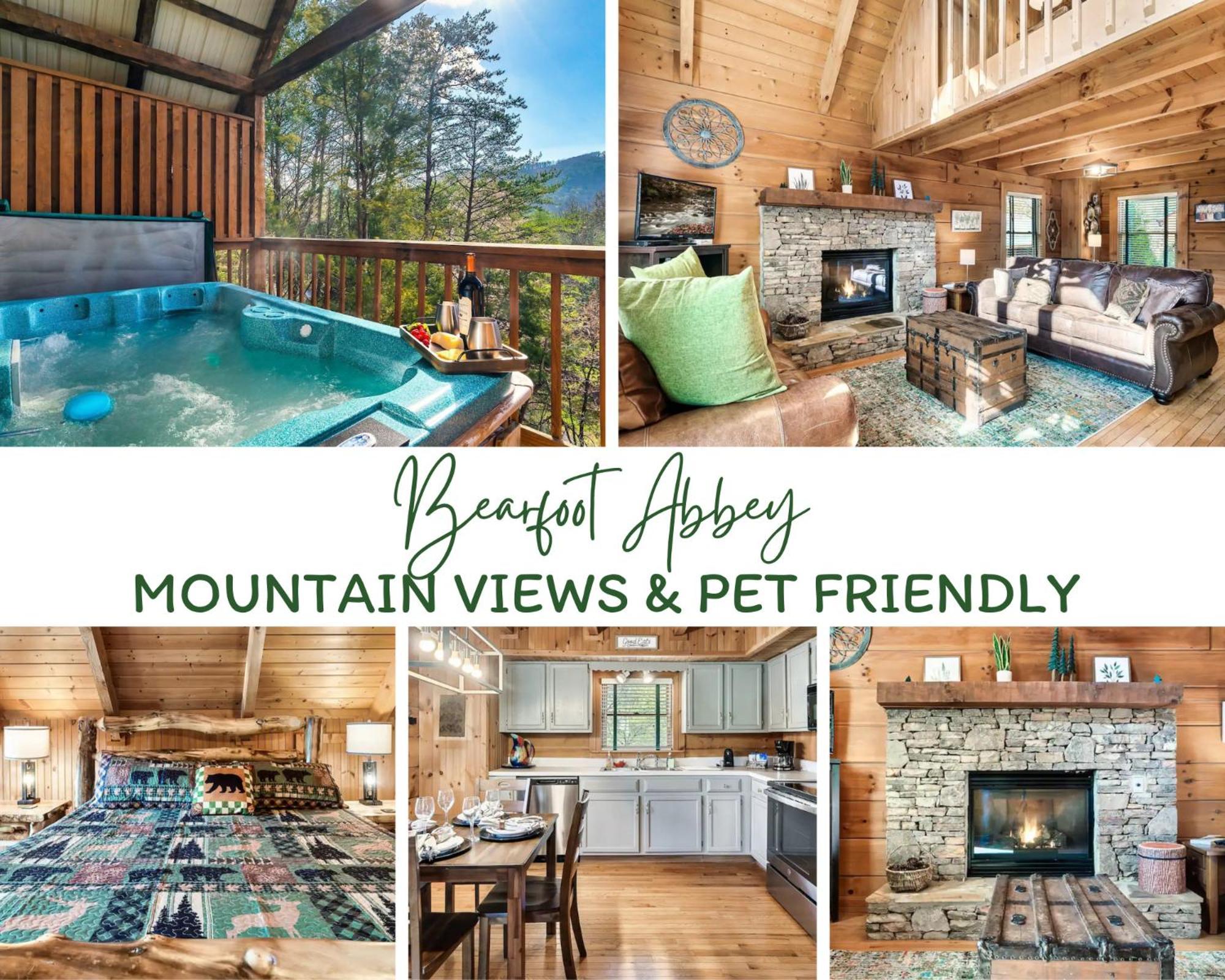 Views 1Br15Bath Pet-Friendly With Hot Tub & Bbq ピジョンフォージ エクステリア 写真